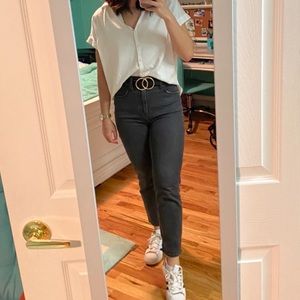 Black Madewell Perfect Vintage Jeans